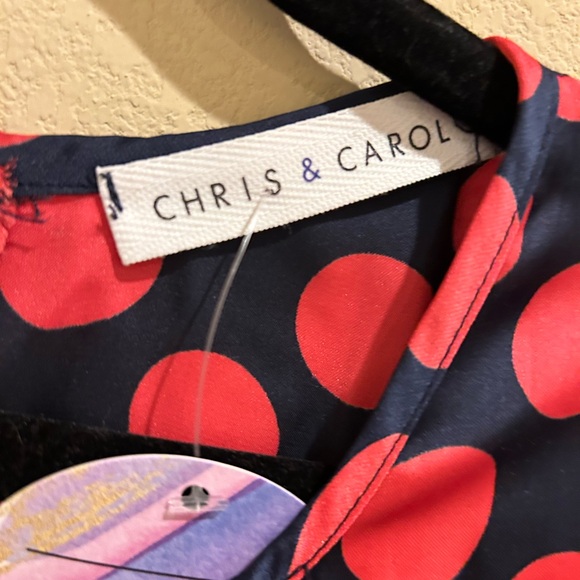 Chris and Carol Satin Polka Dot swing in top. - Picture 4 of 5